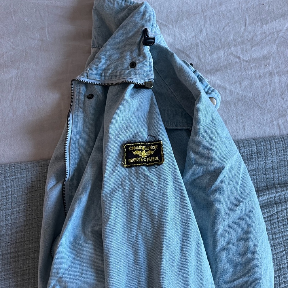 Oversized Blue Denim Jacket